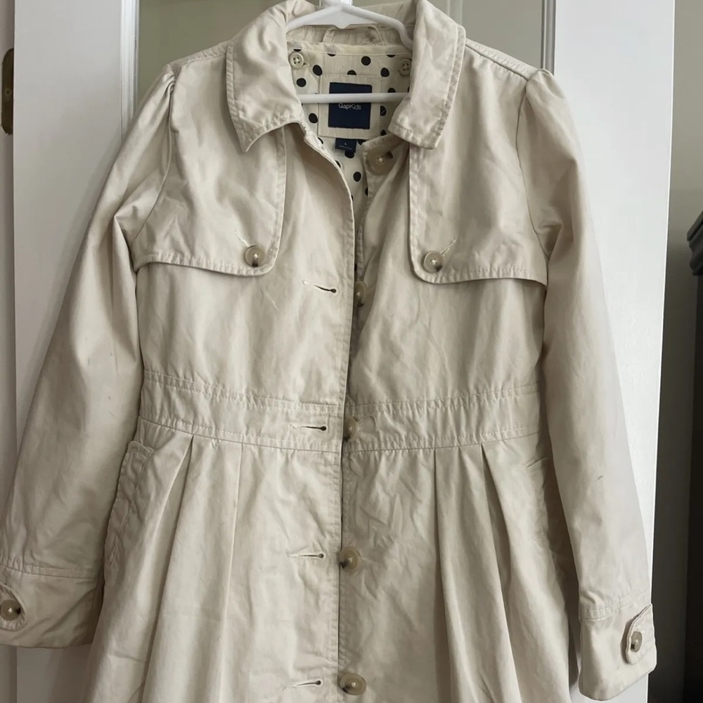 GapKids girls trench coat with removable under layer  size L (see Description)